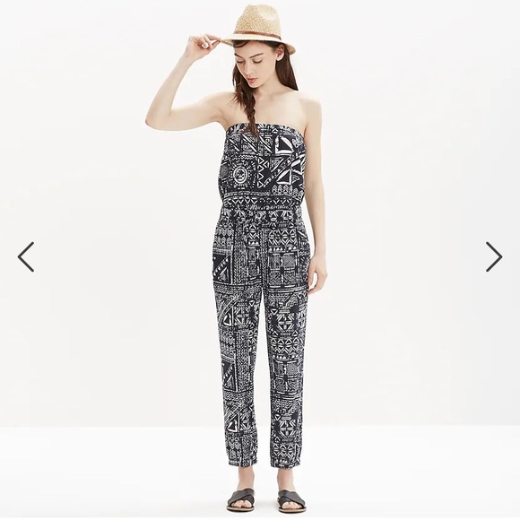 Madewell Kingston Cover-Up Jumpsuit in Inkspell - Picture 5 of 5
